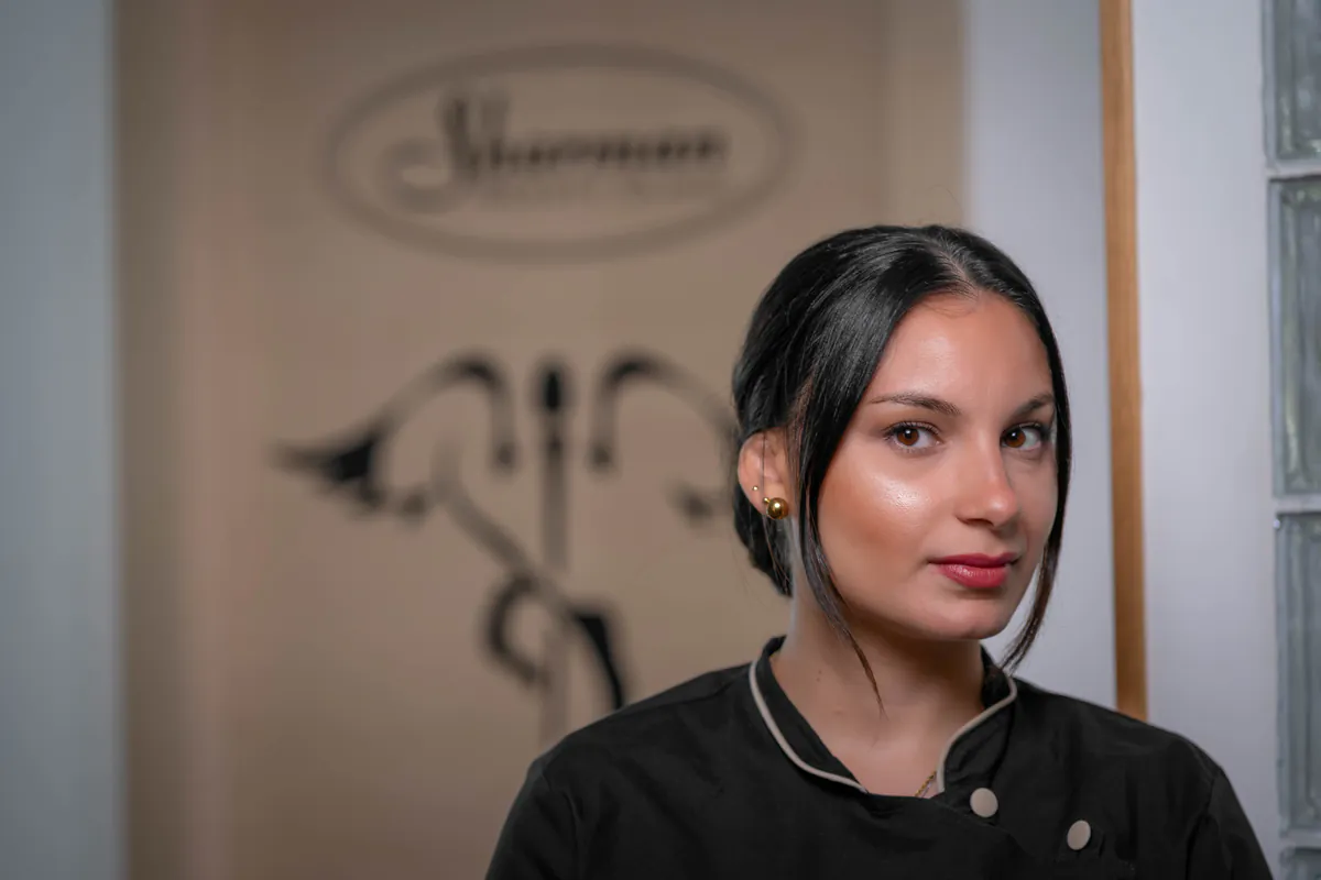 Laura nel centro Sharman Beauty Clinic