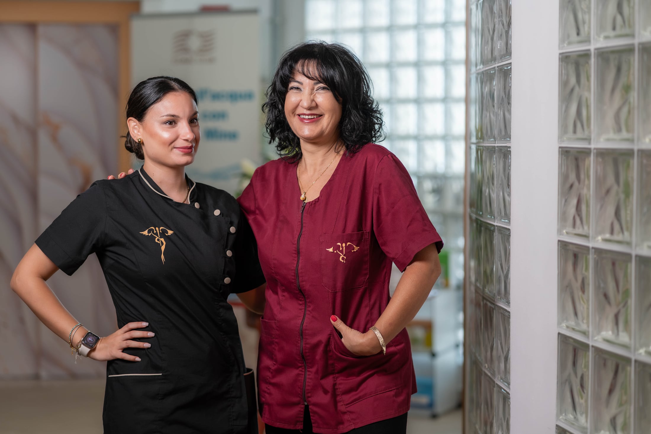 Laura e Patrizia della Sharman Beauty Clinic