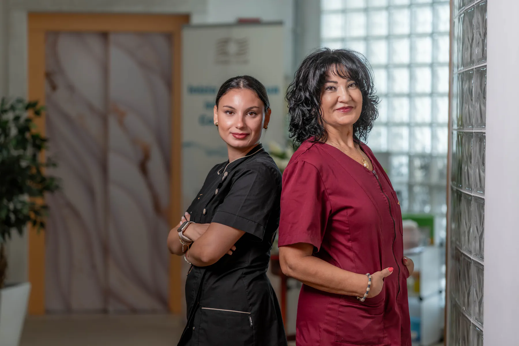 Laura e Patrizia della Sharman Beauty Clinic