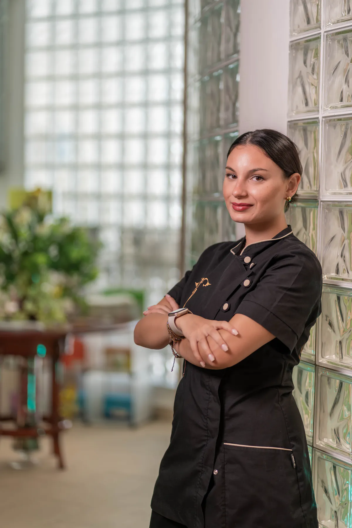 Laura nel centro Sharman Beauty Clinic