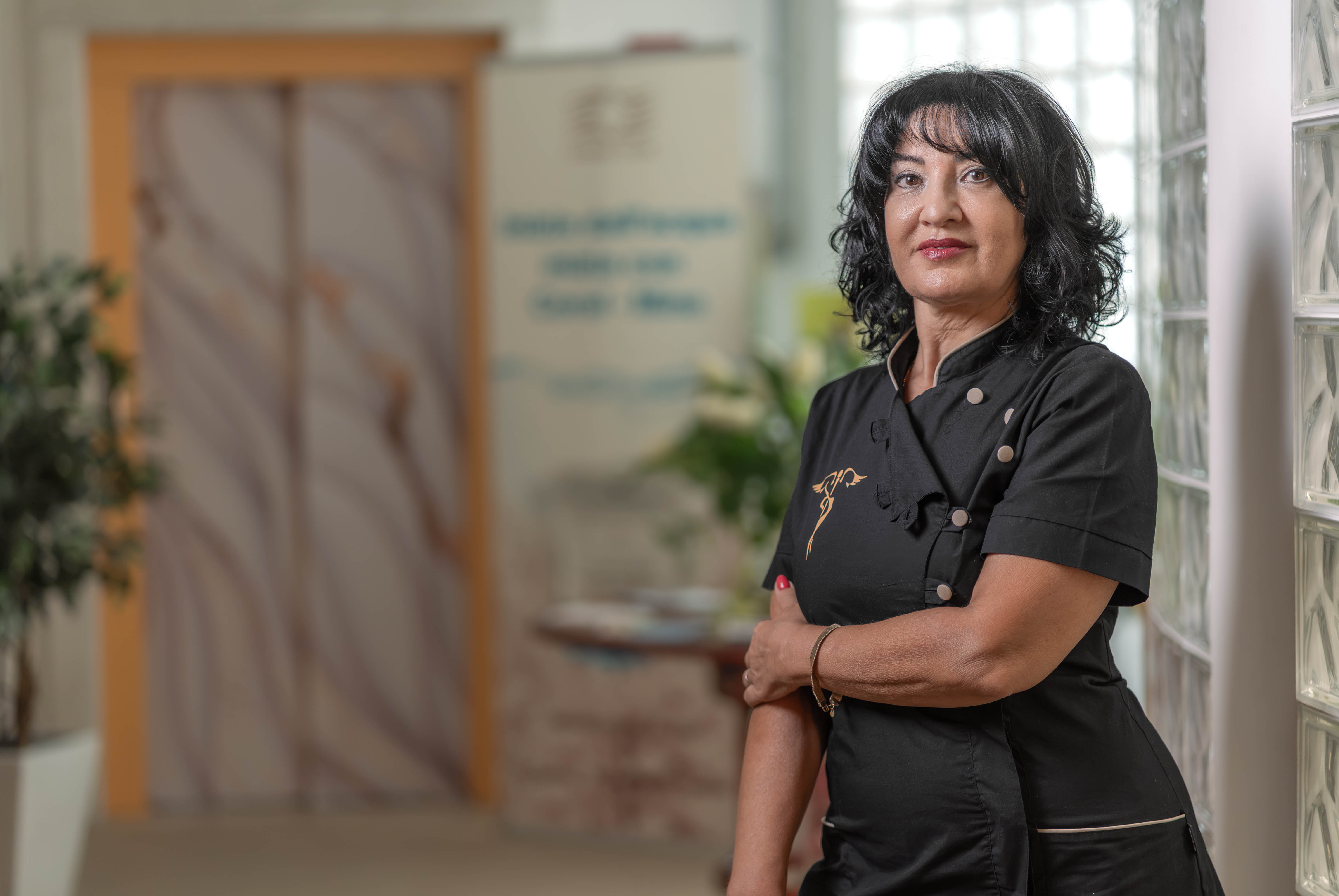 Patrizia nel centro Sharman Beauty Clinic
